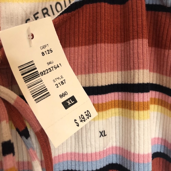 Striped Ribbed Body Con Aeropostale Dress - Picture 2 of 2